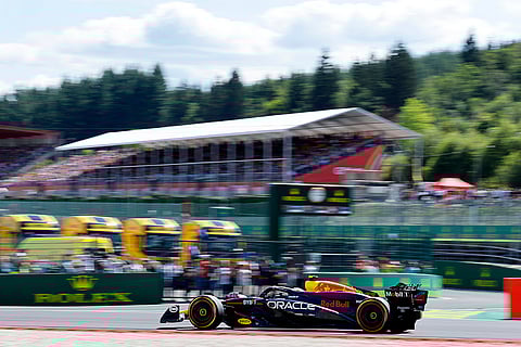 Red Bull driver Sergio Perez
